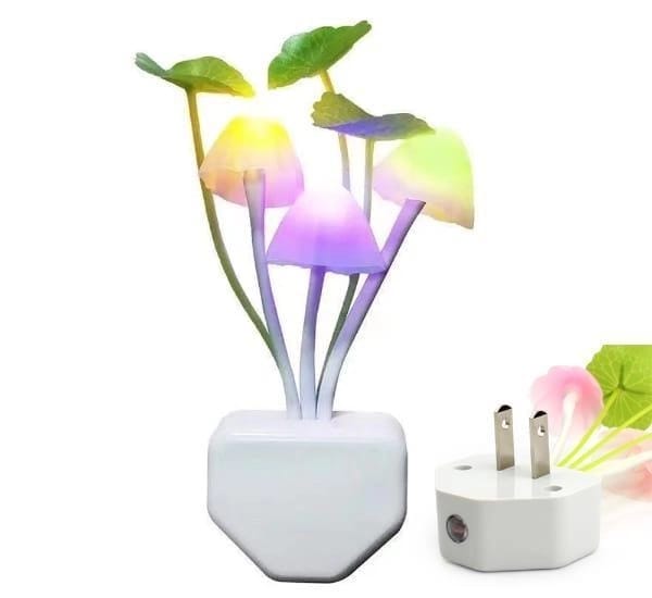 7 Color Changing Night Light | Flower Mushroom Lamp, Baby Room Lamps, Kids Gifts|