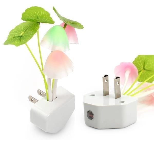 7 Color Changing Night Light | Flower Mushroom Lamp, Baby Room Lamps, Kids Gifts|