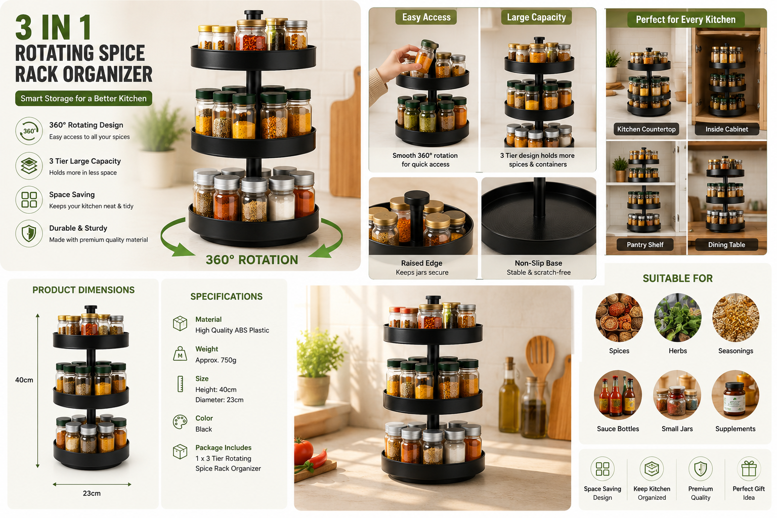 Spice Rack Organizer