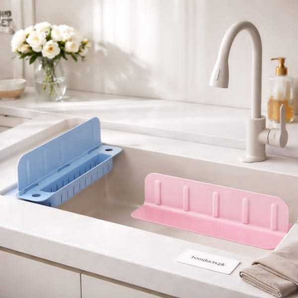 Kitchen Sink Splash Guard – Water and Soap Splash Protector