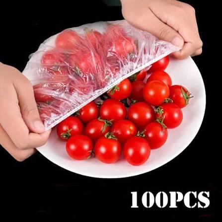 100-Piece Stretchable Food Covers – Bowl and Produce Covers