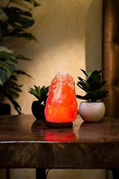 7-Color USB Salt-Style Lamp – Decorative LED Night Light