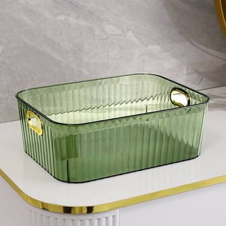 Royal Multi-Purpose Organizer – Crystal Clear Acrylic Desktop Basket